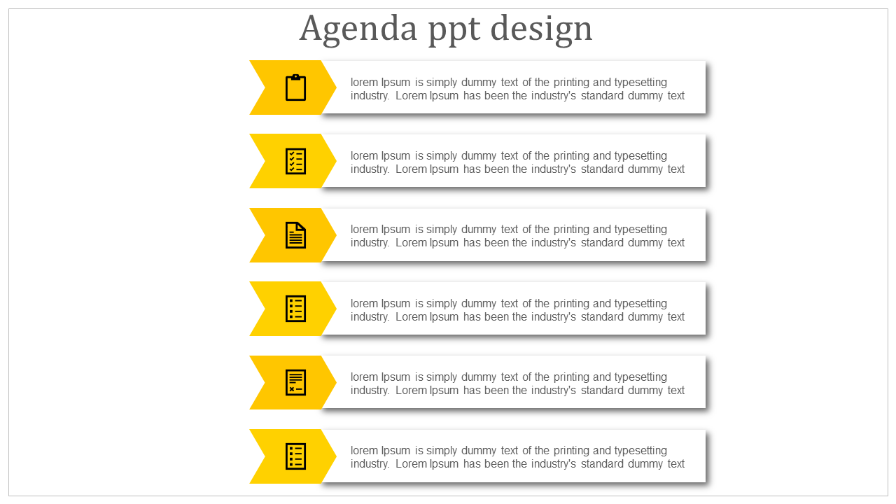 Agenda PowerPoint Design For Incredible Presentation